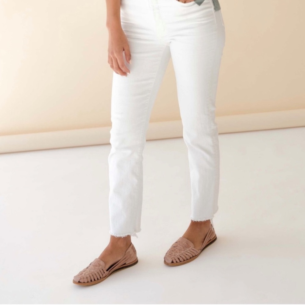 Nisolo Women's Tan Huarache Sandals - Picture 3 of 10